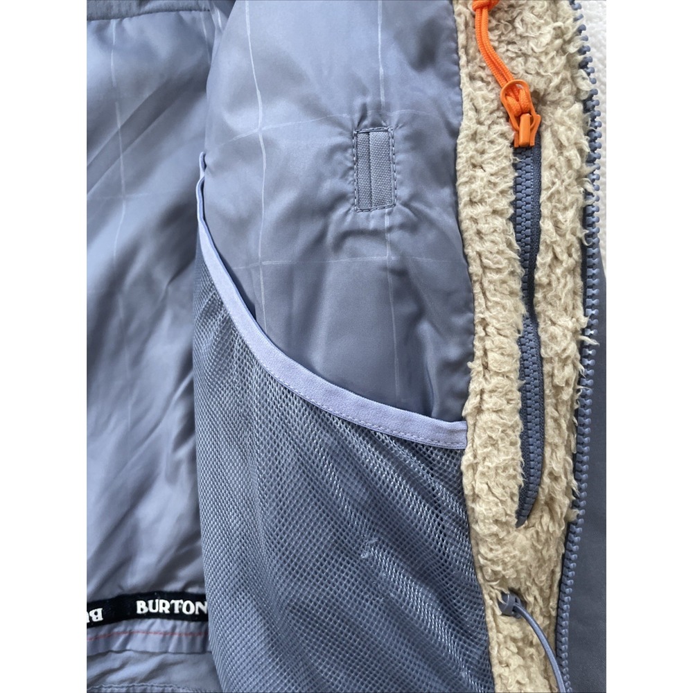 Burton Prowess Snowboard Ski Jacket Womens Small Waterproof Insulated Sherpa - Picture 13 of 16